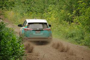 Alejandro Perusina / Andres Bautista Toyota RAV4 on SS1, Crossroads I.