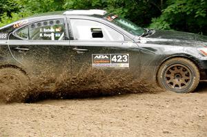 Michael Hooper / Claudia Barbera-Pullen Lexus IS350 on SS1, Crossroads I.