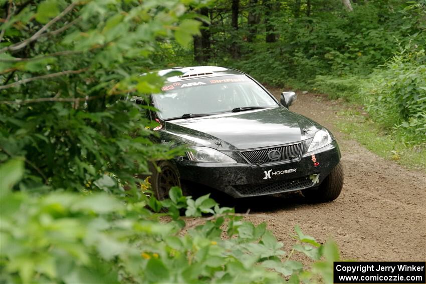 Michael Hooper / Claudia Barbera-Pullen Lexus IS350 on SS1, Crossroads I.