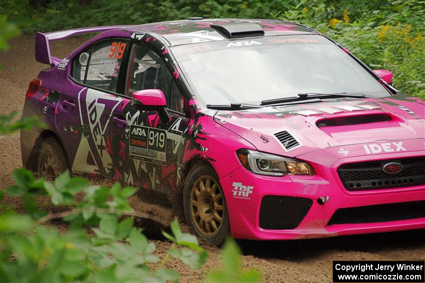 Phil Wearn / Nicholas Andrew Subaru WRX STi on SS1, Crossroads I.