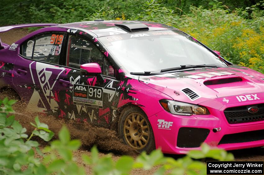 Phil Wearn / Nicholas Andrew Subaru WRX STi on SS1, Crossroads I.