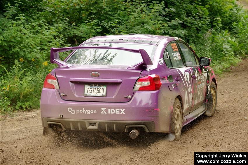 Phil Wearn / Nicholas Andrew Subaru WRX STi on SS1, Crossroads I.