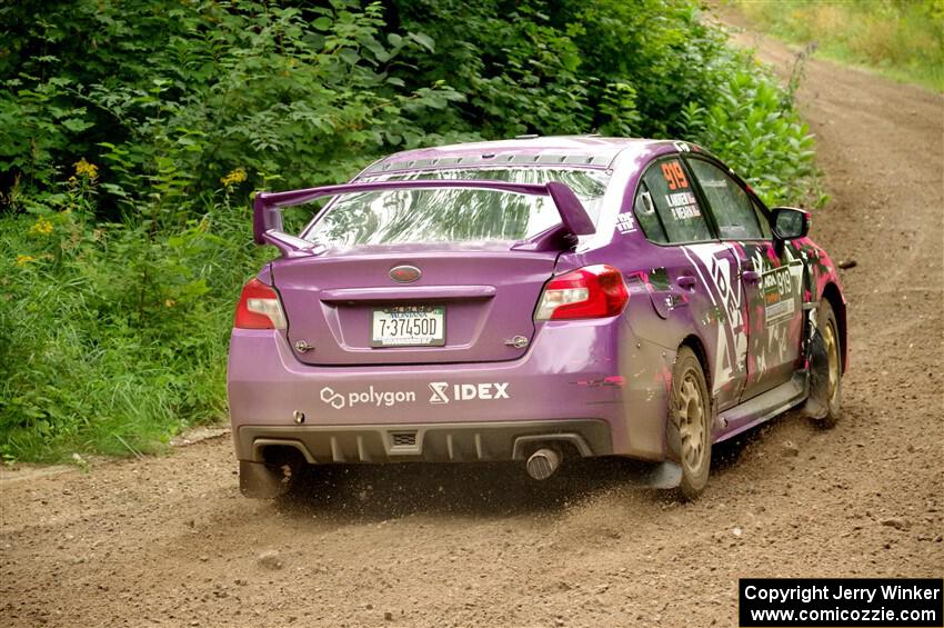 Phil Wearn / Nicholas Andrew Subaru WRX STi on SS1, Crossroads I.