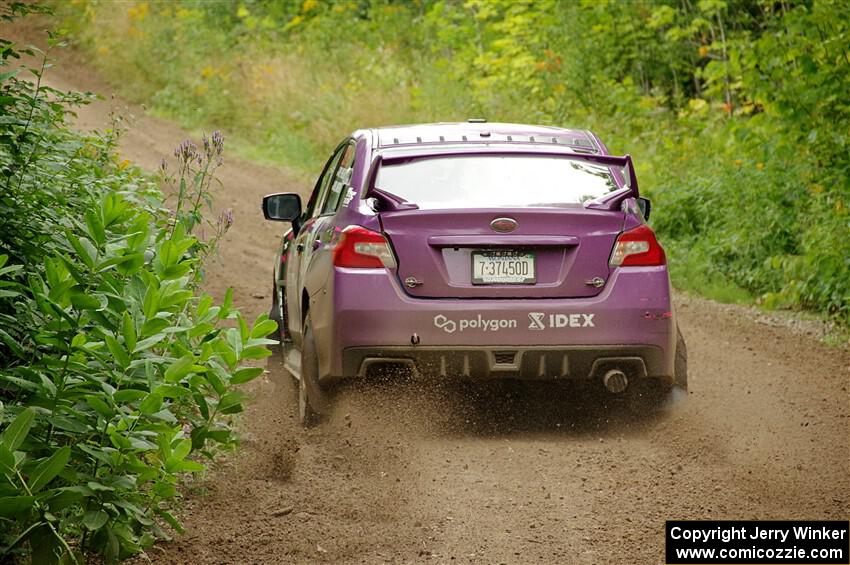 Phil Wearn / Nicholas Andrew Subaru WRX STi on SS1, Crossroads I.