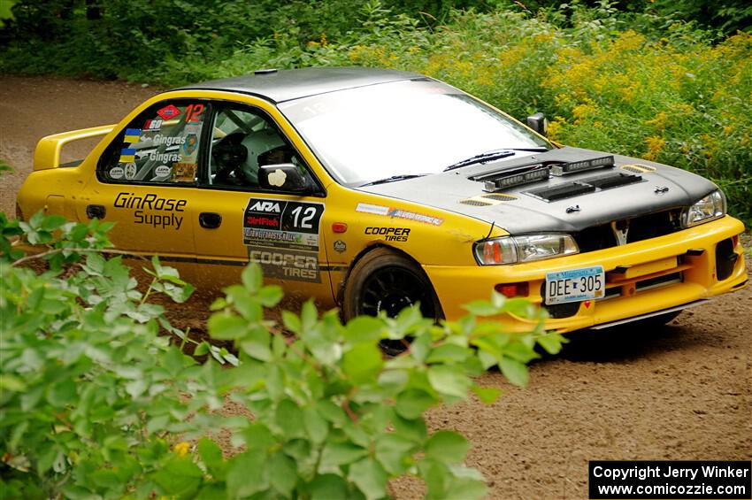 Steve Gingras / Katie Gingras Subaru Impreza on SS1, Crossroads I.