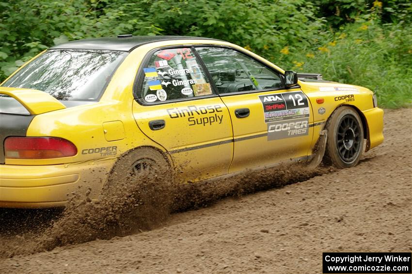 Steve Gingras / Katie Gingras Subaru Impreza on SS1, Crossroads I.