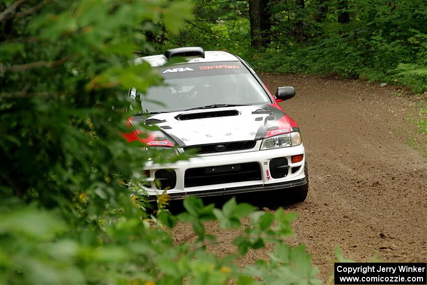 Chris Barribeau / Alex Ferencz Subaru Impreza RS on SS1, Crossroads I.