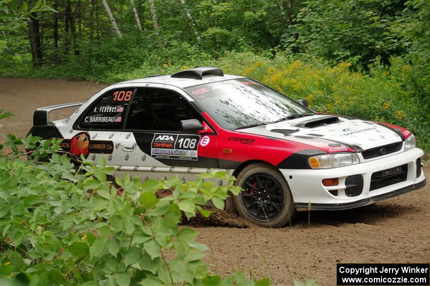 Chris Barribeau / Alex Ferencz Subaru Impreza RS on SS1, Crossroads I.