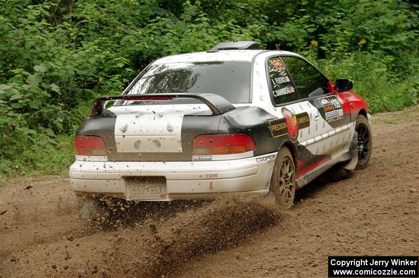 Chris Barribeau / Alex Ferencz Subaru Impreza RS on SS1, Crossroads I.