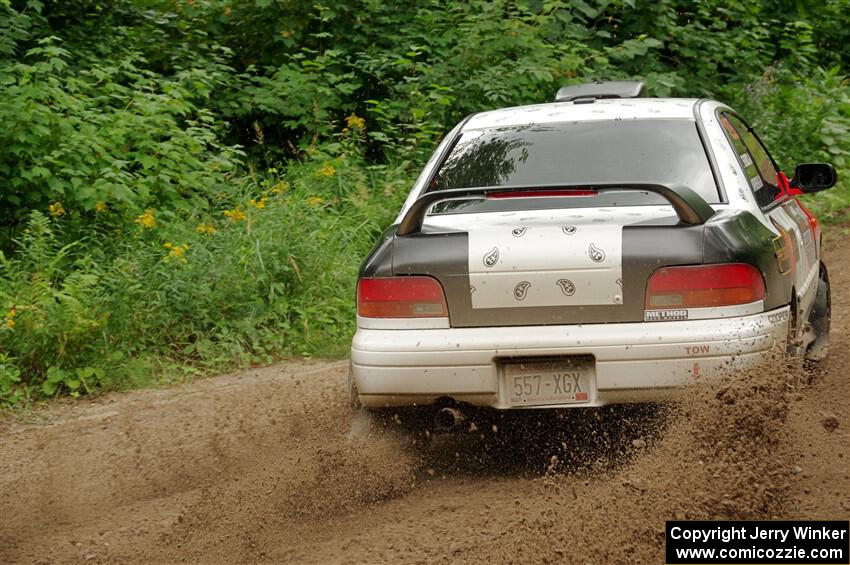 Chris Barribeau / Alex Ferencz Subaru Impreza RS on SS1, Crossroads I.