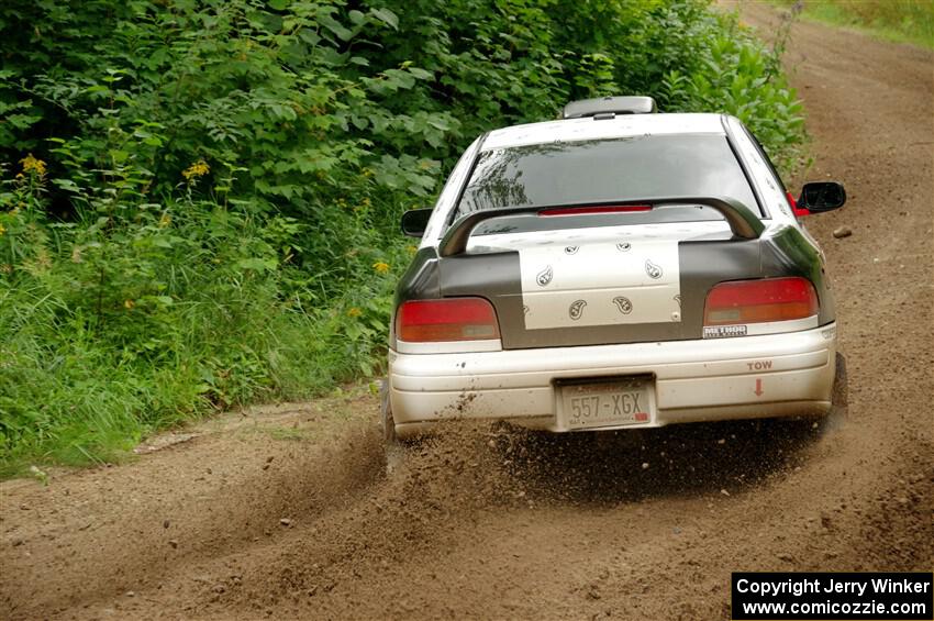 Chris Barribeau / Alex Ferencz Subaru Impreza RS on SS1, Crossroads I.