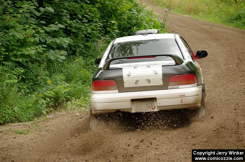 Chris Barribeau / Alex Ferencz Subaru Impreza RS on SS1, Crossroads I.