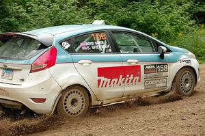 Spencer Sherman / Boyd Smith Ford Fiesta R2 on SS1, Crossroads I.