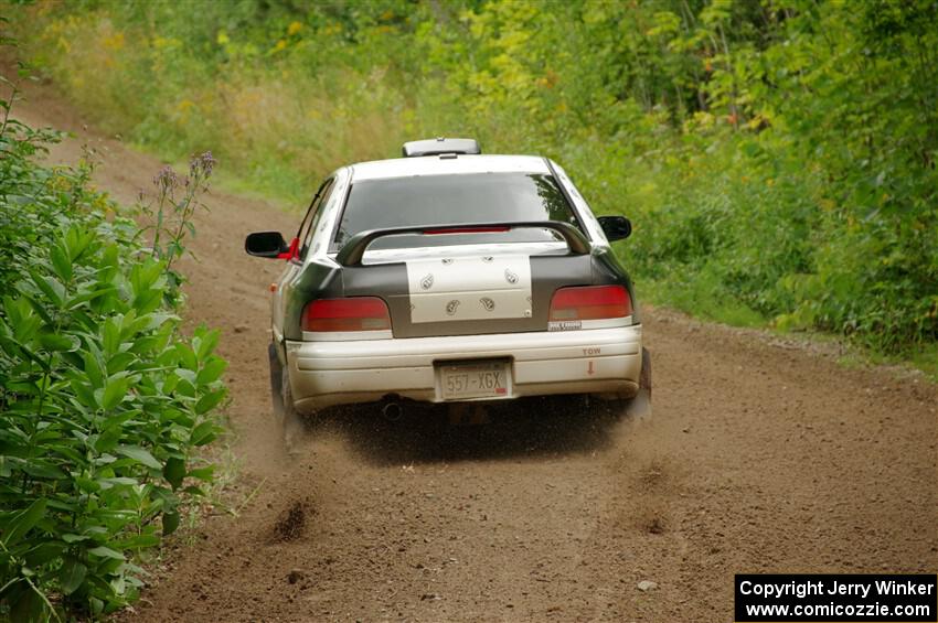 Chris Barribeau / Alex Ferencz Subaru Impreza RS on SS1, Crossroads I.