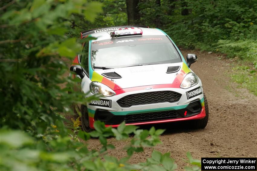 Lucy Block / Michelle Miller Ford Fiesta Rally3 on SS1, Crossroads I.