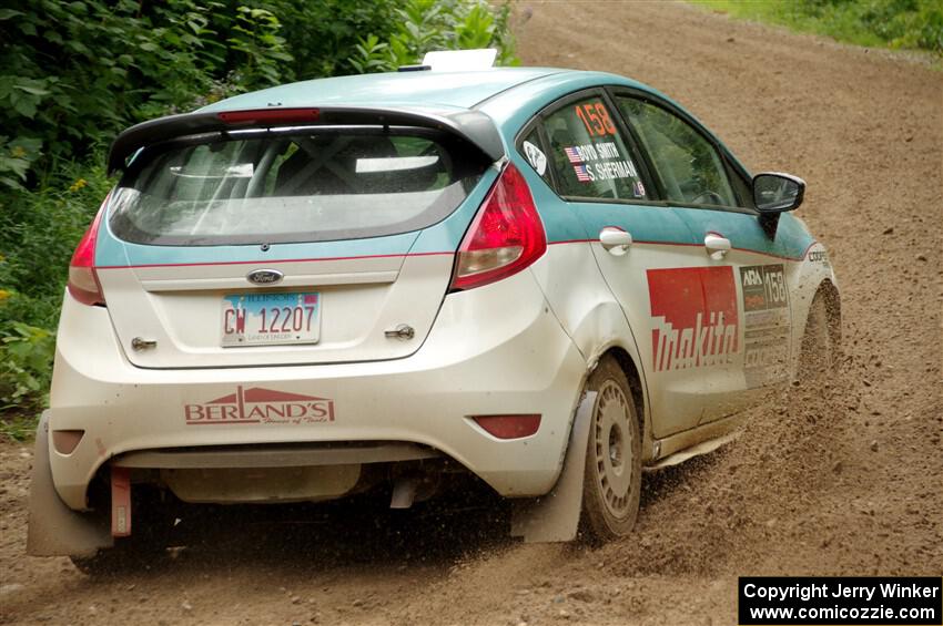 Spencer Sherman / Boyd Smith Ford Fiesta R2 on SS1, Crossroads I.