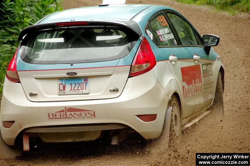 Spencer Sherman / Boyd Smith Ford Fiesta R2 on SS1, Crossroads I.