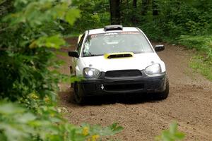 Mark Williams / Steve Harrell Subaru WRX STi on SS1, Crossroads I.