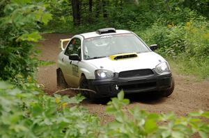 Mark Williams / Steve Harrell Subaru WRX STi on SS1, Crossroads I.