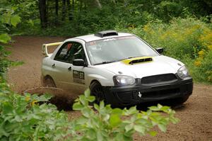 Mark Williams / Steve Harrell Subaru WRX STi on SS1, Crossroads I.