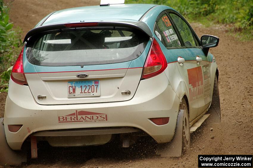 Spencer Sherman / Boyd Smith Ford Fiesta R2 on SS1, Crossroads I.