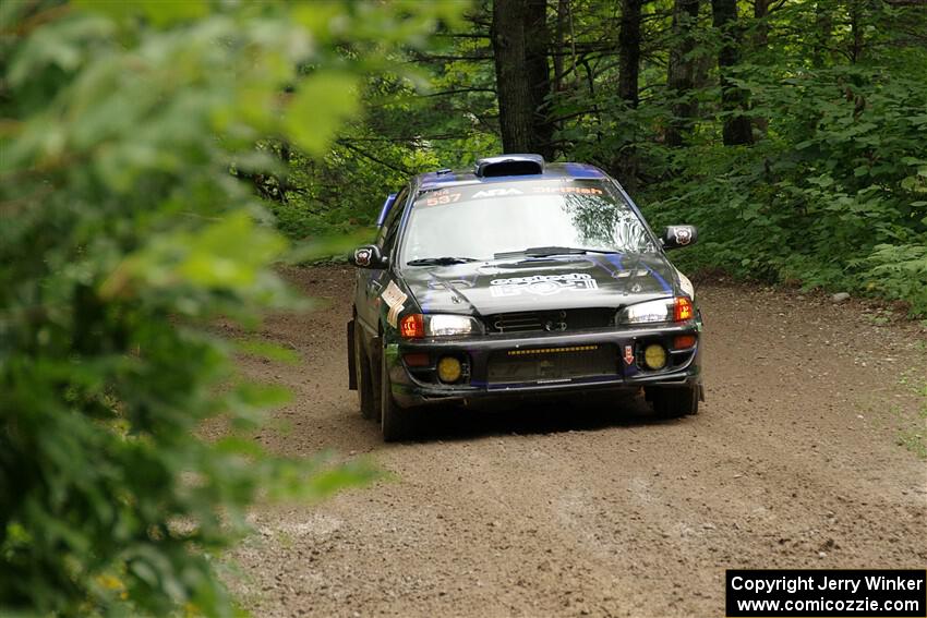 Jacob Despain / Michael Despain Subaru Impreza 2.5RS on SS1, Crossroads I.