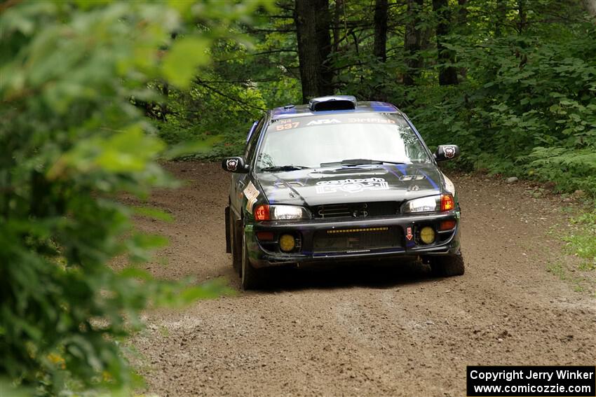 Jacob Despain / Michael Despain Subaru Impreza 2.5RS on SS1, Crossroads I.