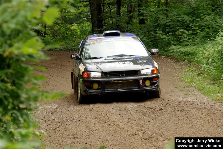 Jacob Despain / Michael Despain Subaru Impreza 2.5RS on SS1, Crossroads I.