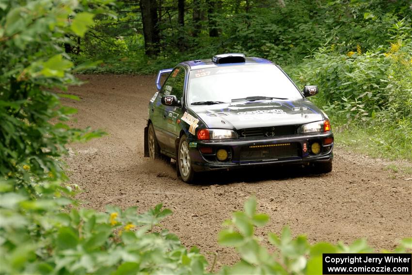 Jacob Despain / Michael Despain Subaru Impreza 2.5RS on SS1, Crossroads I.