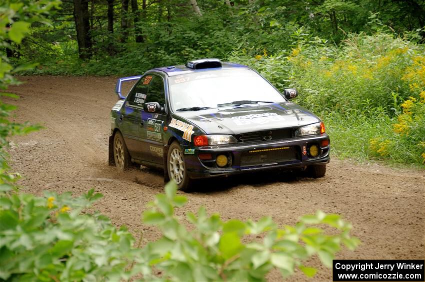 Jacob Despain / Michael Despain Subaru Impreza 2.5RS on SS1, Crossroads I.