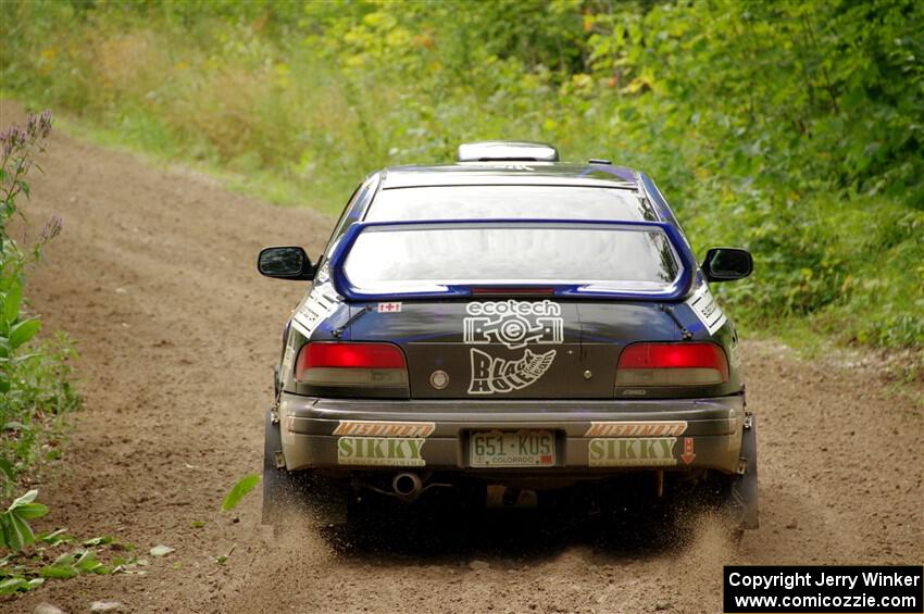 Jacob Despain / Michael Despain Subaru Impreza 2.5RS on SS1, Crossroads I.