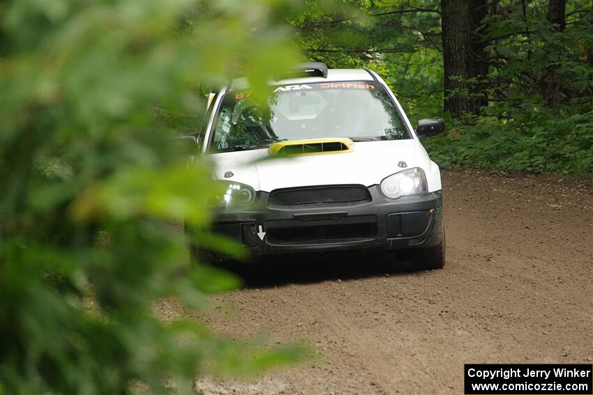 Mark Williams / Steve Harrell Subaru WRX STi on SS1, Crossroads I.