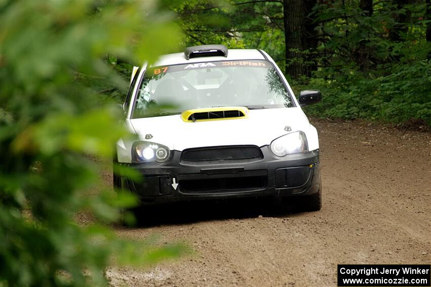 Mark Williams / Steve Harrell Subaru WRX STi on SS1, Crossroads I.