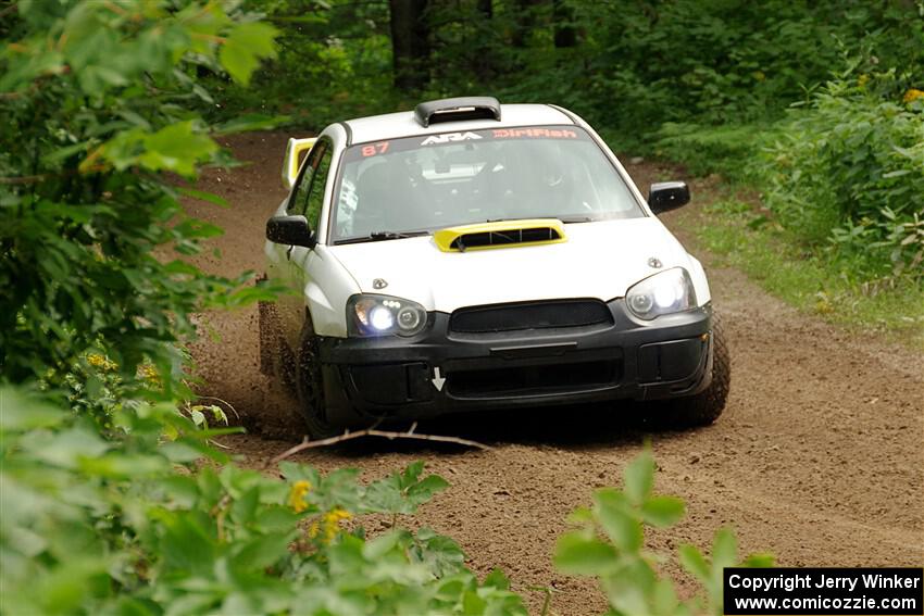 Mark Williams / Steve Harrell Subaru WRX STi on SS1, Crossroads I.