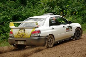 Mark Williams / Steve Harrell Subaru WRX STi on SS1, Crossroads I.