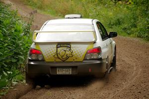 Mark Williams / Steve Harrell Subaru WRX STi on SS1, Crossroads I.