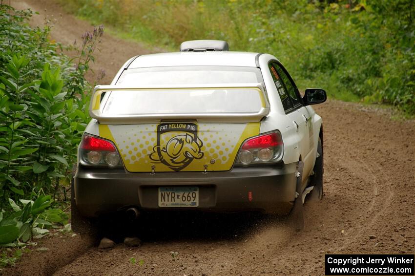 Mark Williams / Steve Harrell Subaru WRX STi on SS1, Crossroads I.