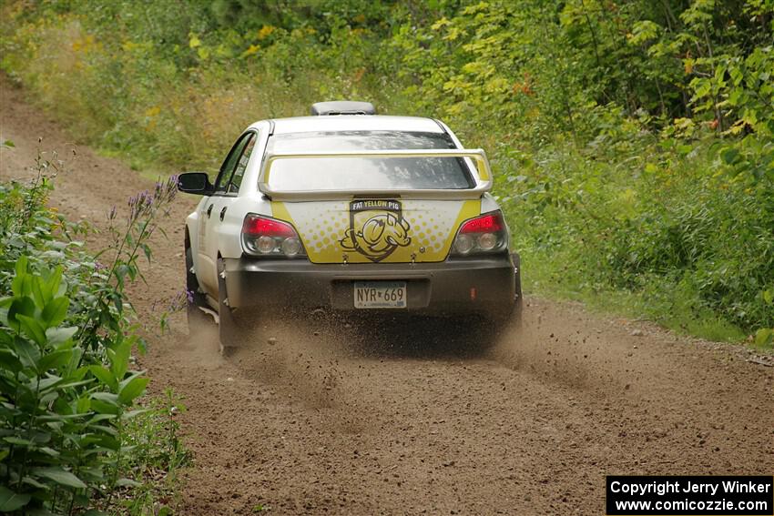 Mark Williams / Steve Harrell Subaru WRX STi on SS1, Crossroads I.