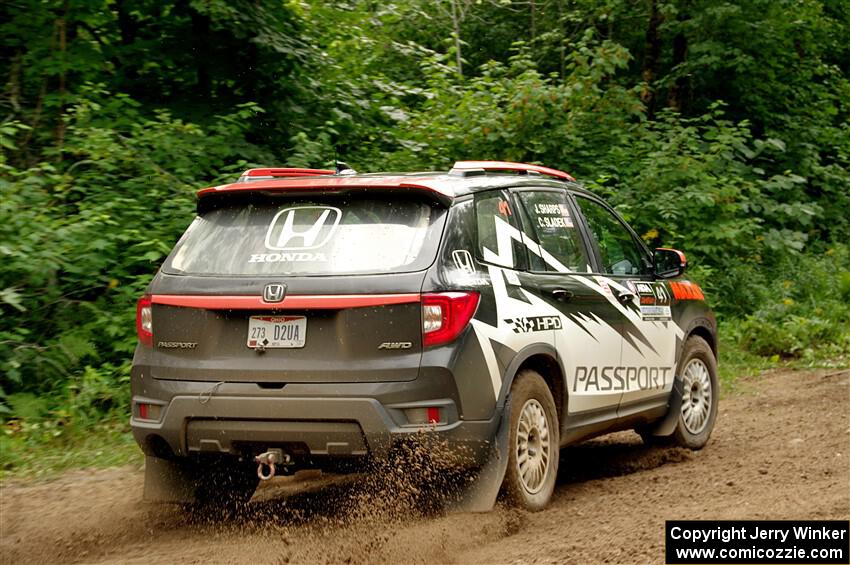 Chris Sladek / John Sharps Honda Passport on SS1, Crossroads I.