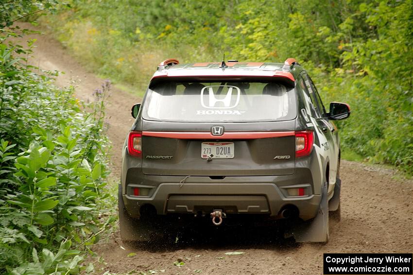 Chris Sladek / John Sharps Honda Passport on SS1, Crossroads I.