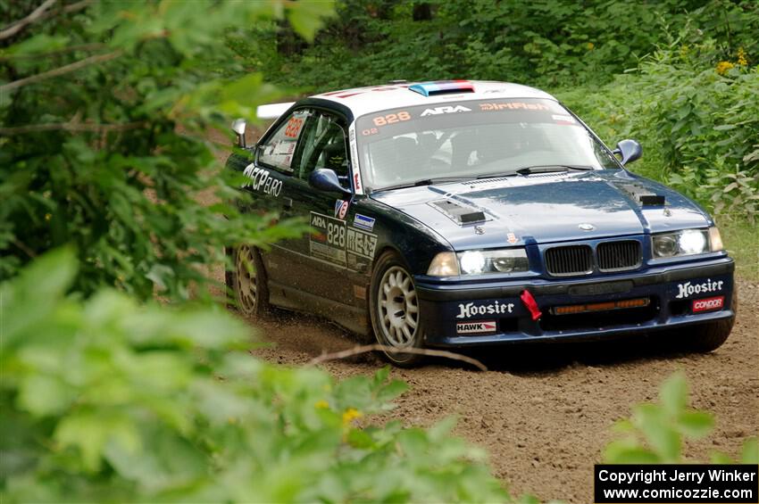 Ryan George / Heather Stieber-George BMW M3 on SS1, Crossroads I.