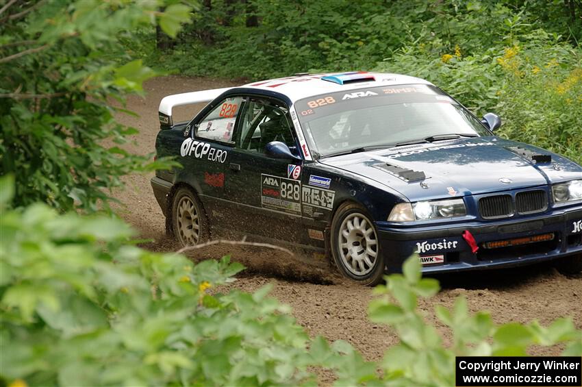 Ryan George / Heather Stieber-George BMW M3 on SS1, Crossroads I.