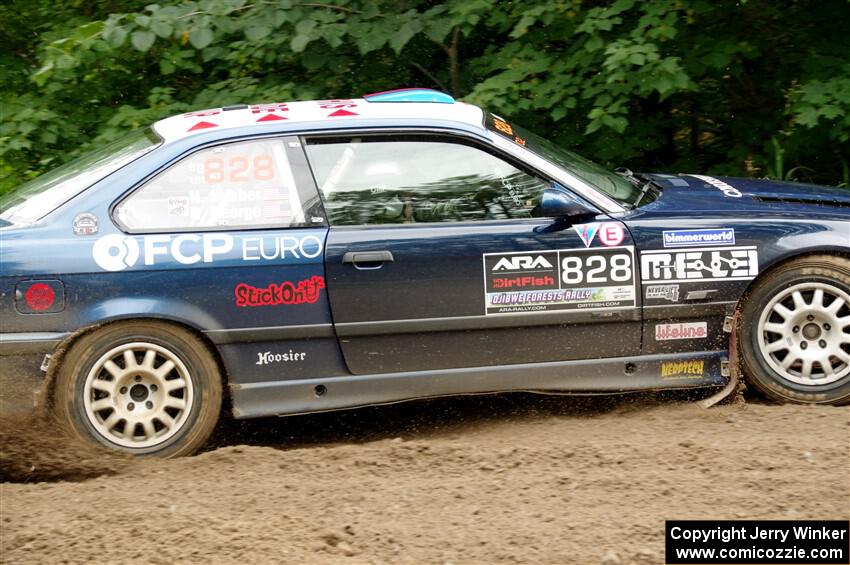 Ryan George / Heather Stieber-George BMW M3 on SS1, Crossroads I.