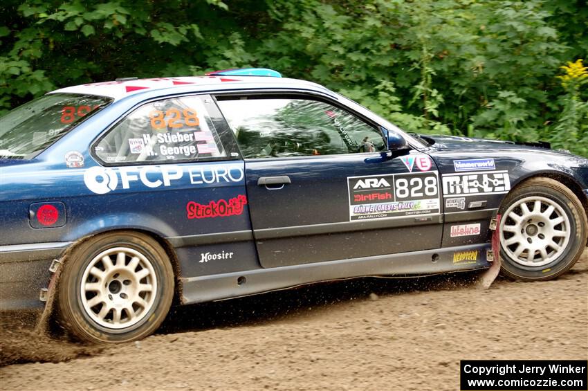 Ryan George / Heather Stieber-George BMW M3 on SS1, Crossroads I.