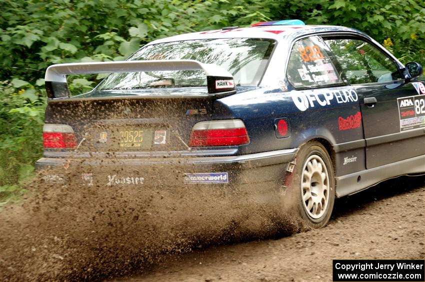 Ryan George / Heather Stieber-George BMW M3 on SS1, Crossroads I.