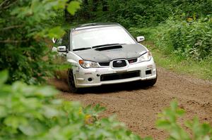 Mark Tabor / Kathryn Hansen Subaru WRX STi on SS1, Crossroads I.