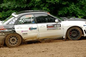 Mark Tabor / Kathryn Hansen Subaru WRX STi on SS1, Crossroads I.