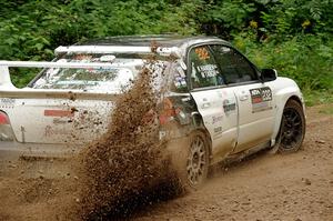 Mark Tabor / Kathryn Hansen Subaru WRX STi on SS1, Crossroads I.