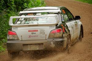 Mark Tabor / Kathryn Hansen Subaru WRX STi on SS1, Crossroads I.