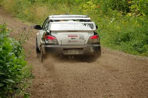 Mark Tabor / Kathryn Hansen Subaru WRX STi on SS1, Crossroads I.